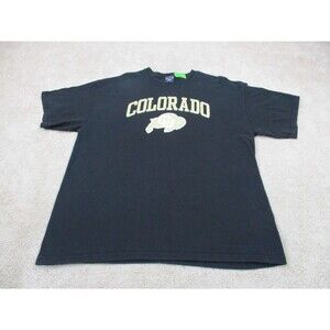 Colorado Buffaloes Shirt Men Extra Large Black CU Boulder Buffs College Football